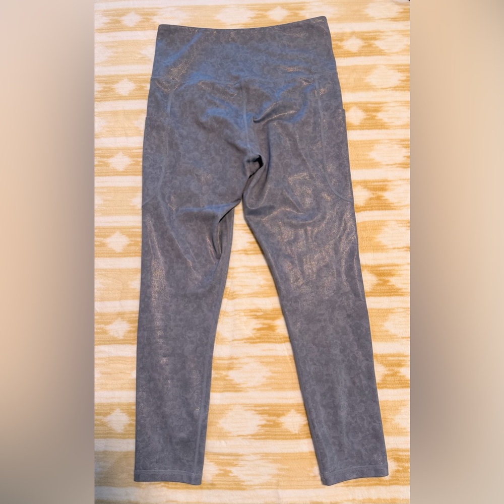 Zyia Active Women's Leggings Size 8-10 Side Pockets High Rise